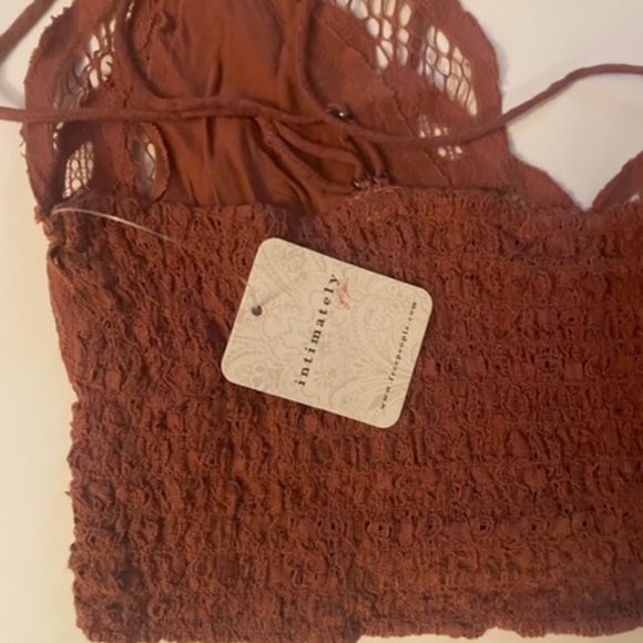 NWT M Free People Intimately FP Adella Longline Bralette - Picture 4 of 6